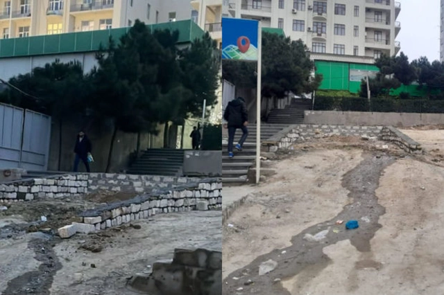 Предотвращено незаконное строительство в Низаминском районе Баку - ФОТО